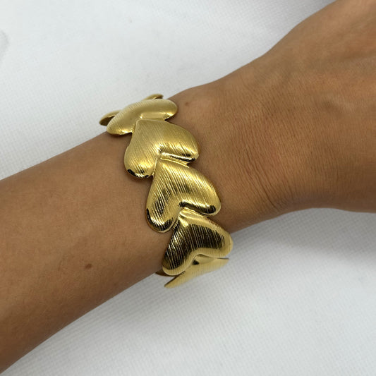 Heartbeats cuff armband - Es by May