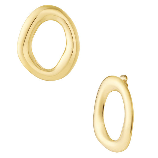 Oval studs - Es by May