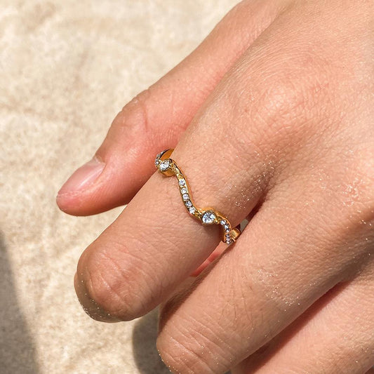 Luna wave ring - Es by May