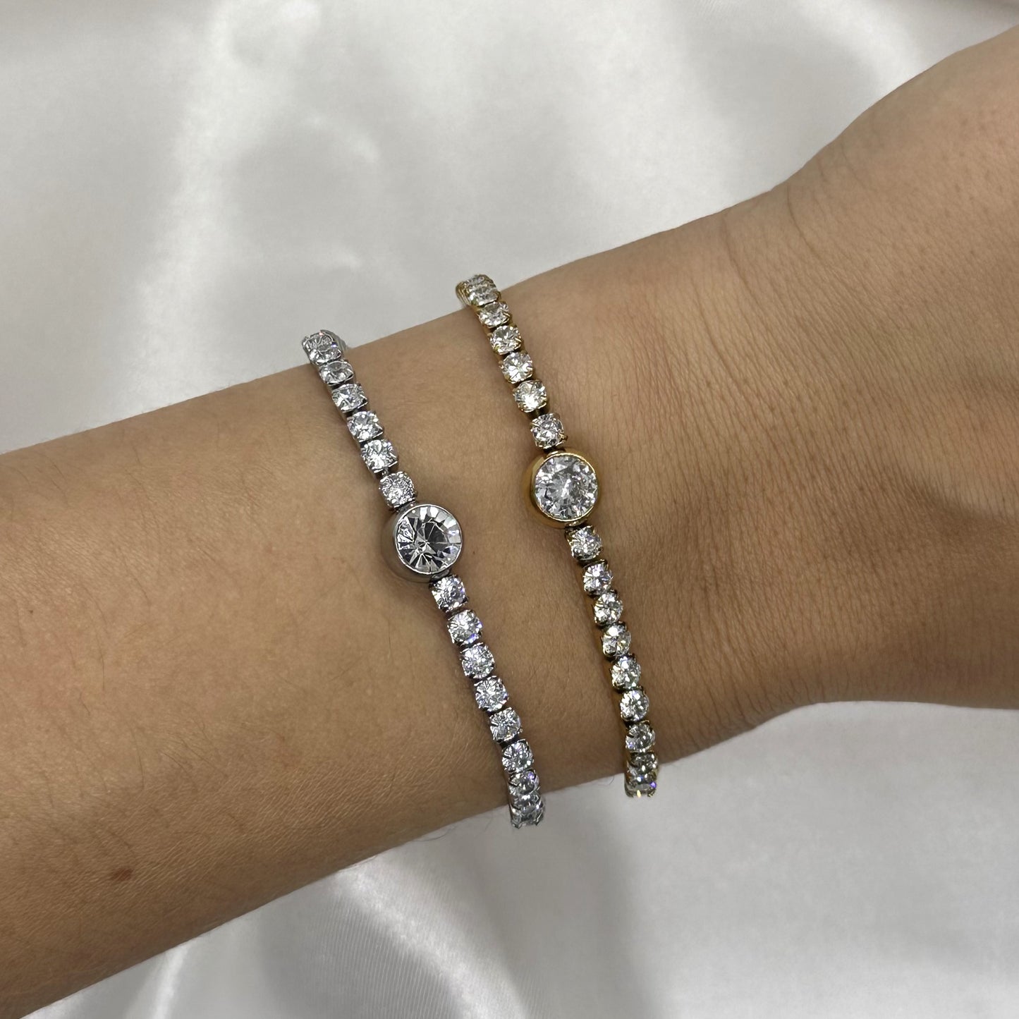 Armband tennis diamond - Es by May