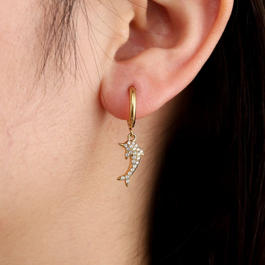 Dolphin dazzle hoops - Es by May