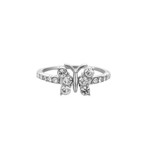 Ring butterfly sparkle - Es by May