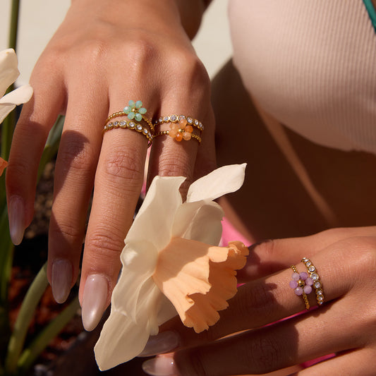 Ring orange spark - Es by May