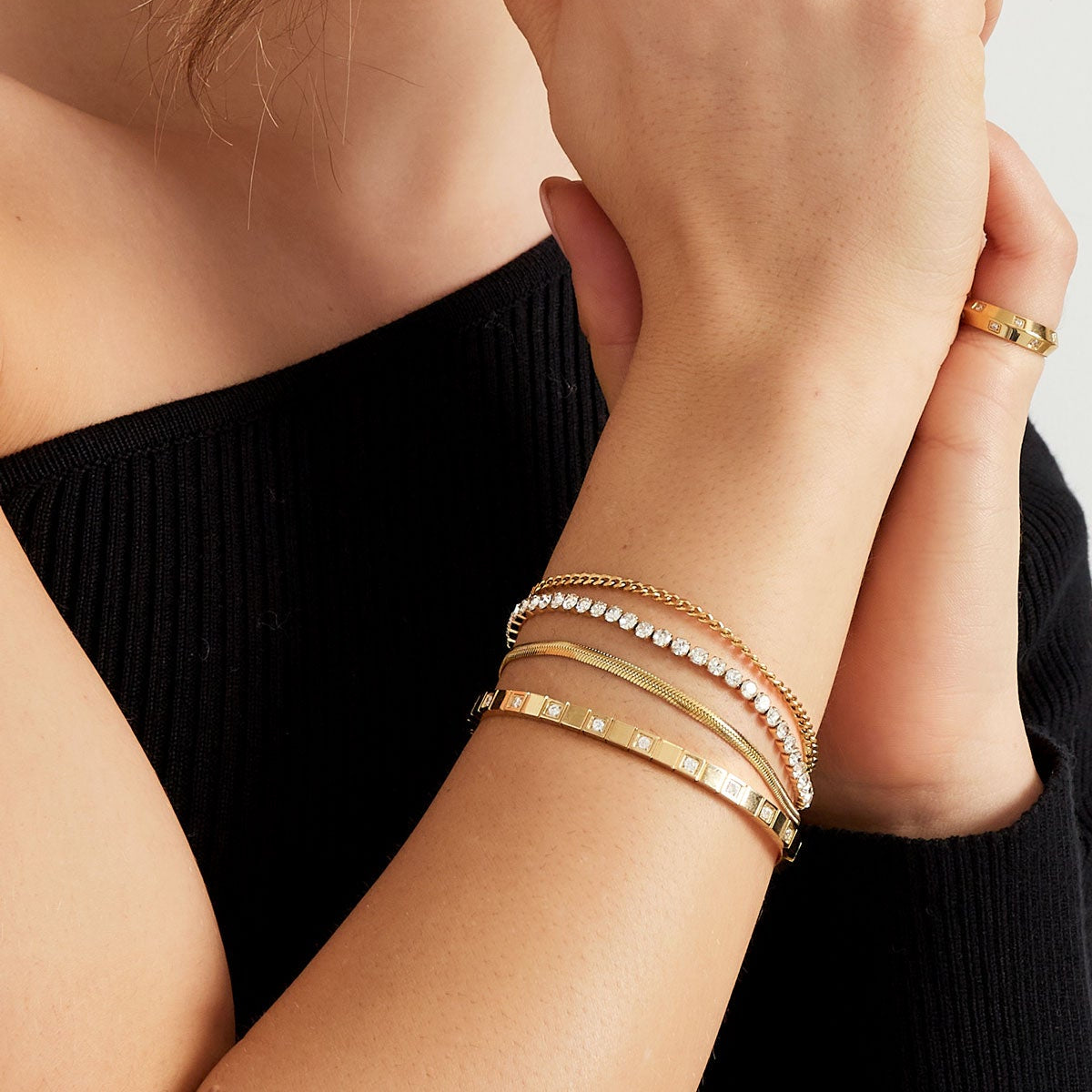 Armband layered luxe