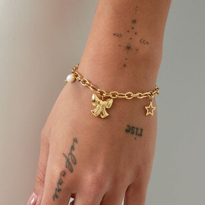 Bow Charm Armband