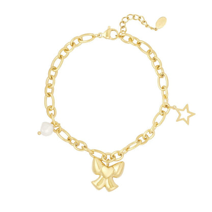 Bow Charm Armband