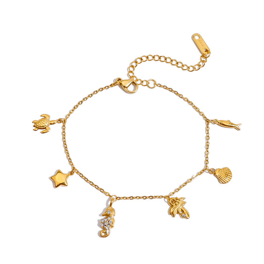 Ocean charm armband - Es by May