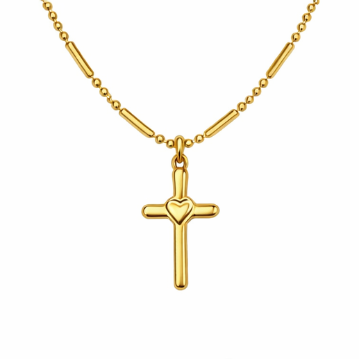 Golden Devotion ketting - Es by May
