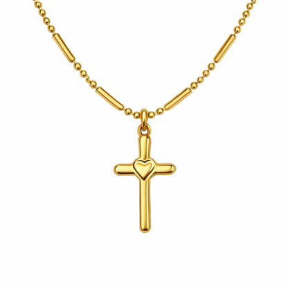 Golden Devotion ketting - Es by May