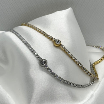 Tennis Diamond Ketting