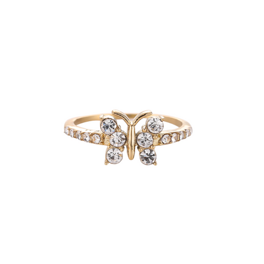 Ring butterfly sparkle