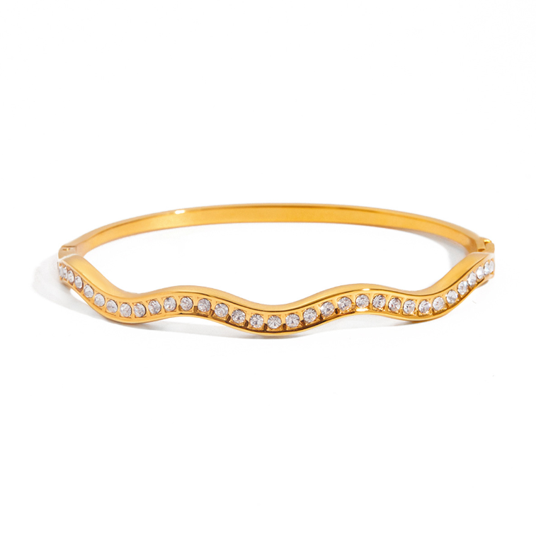 Wave of light bangle armband - Es by May