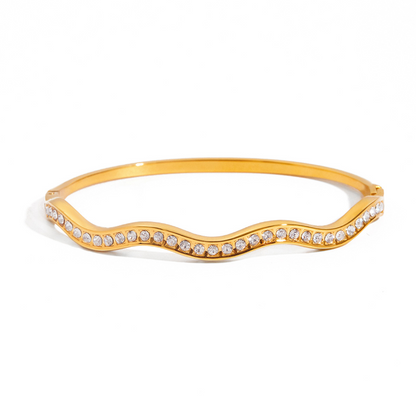 Wave of light bangle armband - Es by May