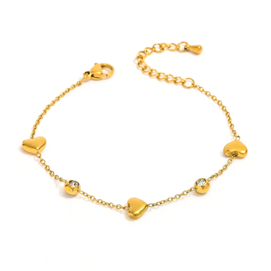 Heartbeat Diamond Bracelet
