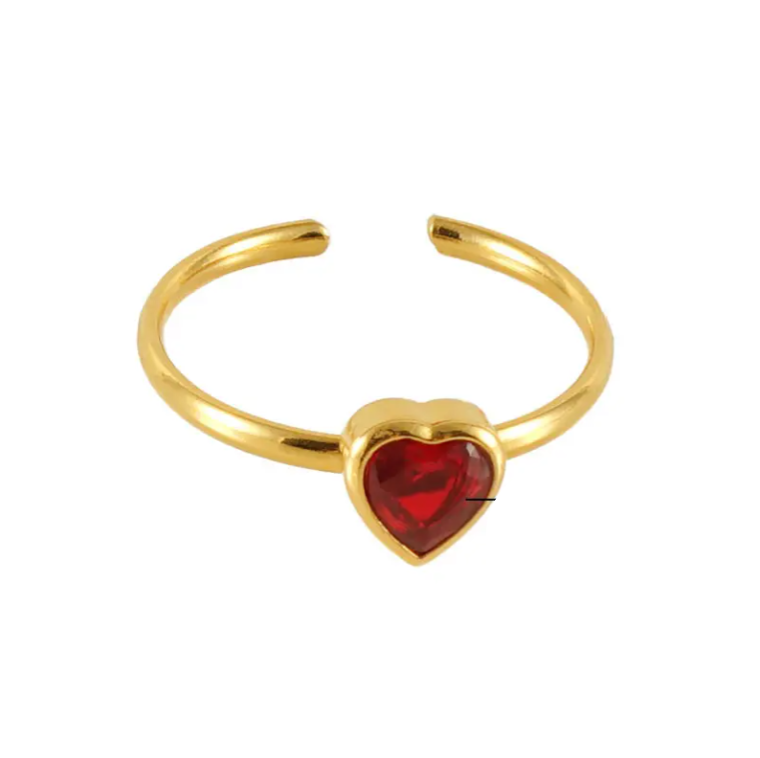 Heartstone Ring
