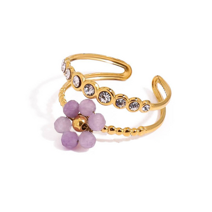 Ring lilac spark