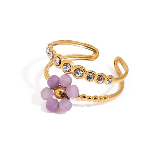 Ring lilac spark