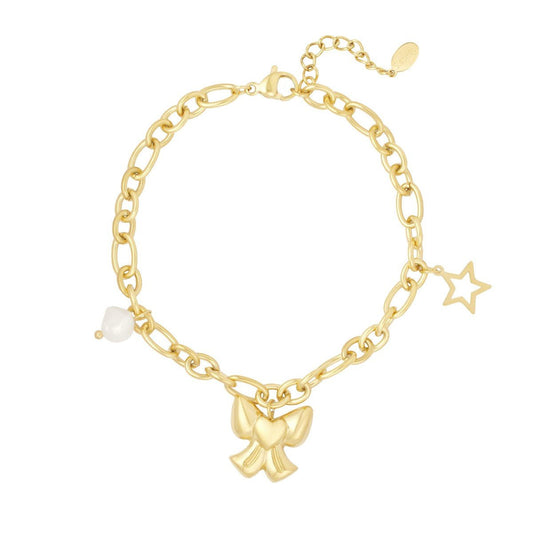 Armband bow charm - Es by May