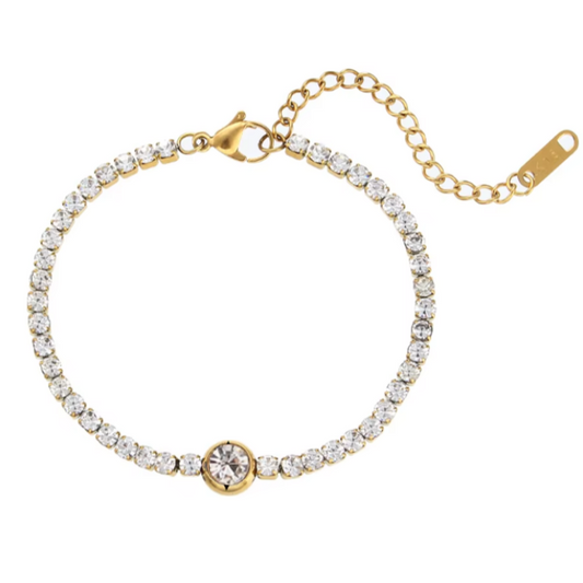 Armband tennis diamond - Es by May