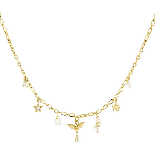Gouden ketting met een betoverende charms