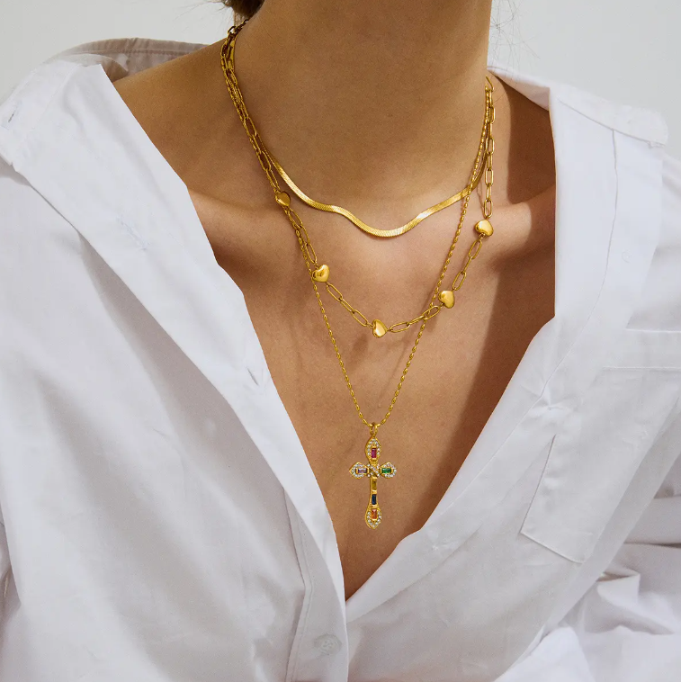 Ketting celestia cross - Es by May