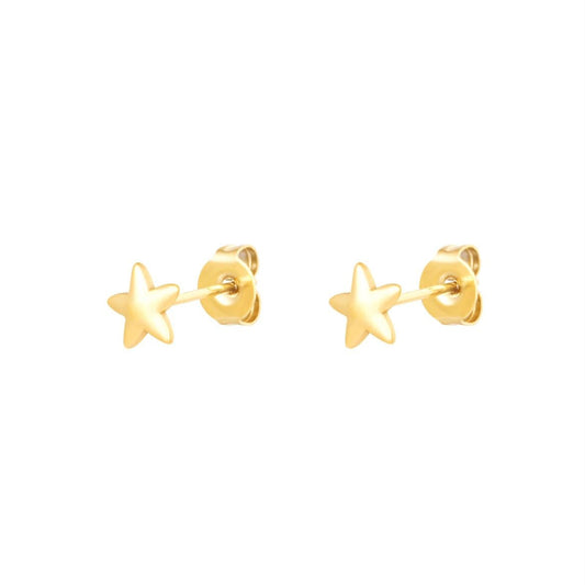 Minimalistische Star Stud oorbel met een sterren charm voor een verfijnde uitstraling