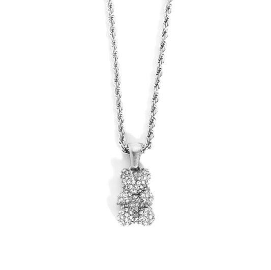 Ketting gummy bear diamond - Es by May